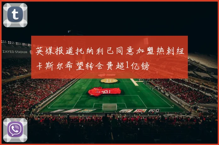 英媒报道托纳利已同意加盟热刺纽卡斯尔希望转会费超1亿镑